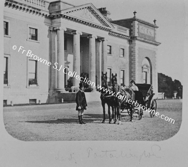 COPIES OF OLD PHOTOS LENT BY LORD CASTLEROSSE LADY PORTARLINGTON IN CARRIAGE